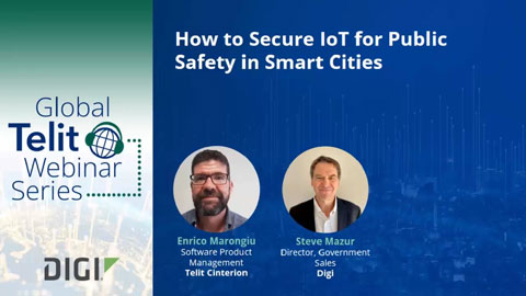 Wie man IoT für die öffentliche Sicherheit in intelligenten Städten sichert