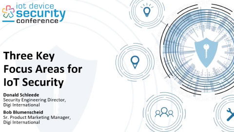 Drei Schlüsselbereiche für IoT Sicherheit