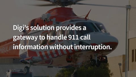 911 Call Center Konnektivität mit Digi Connect® EZ