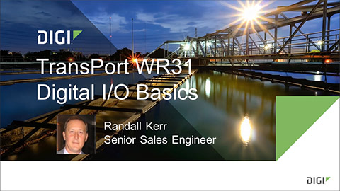 Digi TransPort Tech: Verwendung der GPIO am TransPort WR31