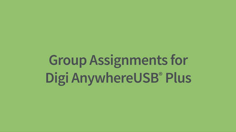 Gruppenzuweisungen für Digi AnywhereUSB Plus - Verwalten Sie den Zugang mit Leichtigkeit!