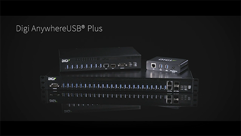 USB-Peripheriegeräte überall anschließen mit Digi AnywhereUSB Plus
