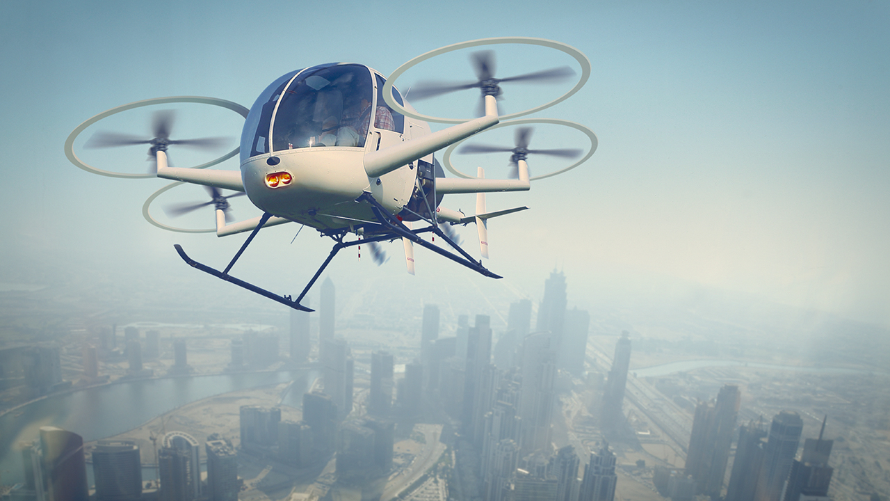 Drohnen-Lufttransport