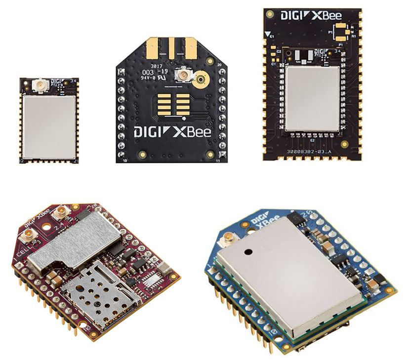 Digi XBee Familie Formfaktoren