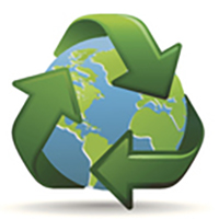 Earth friendly practices icon