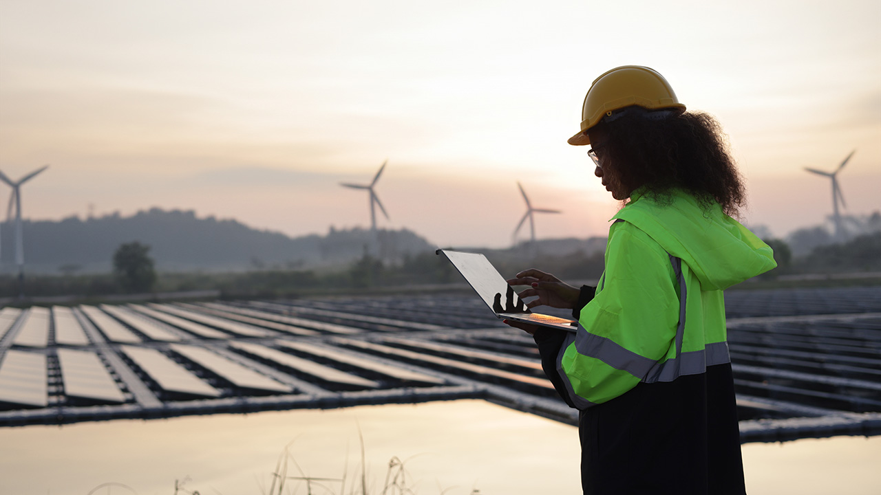 Wind- und Solarpark