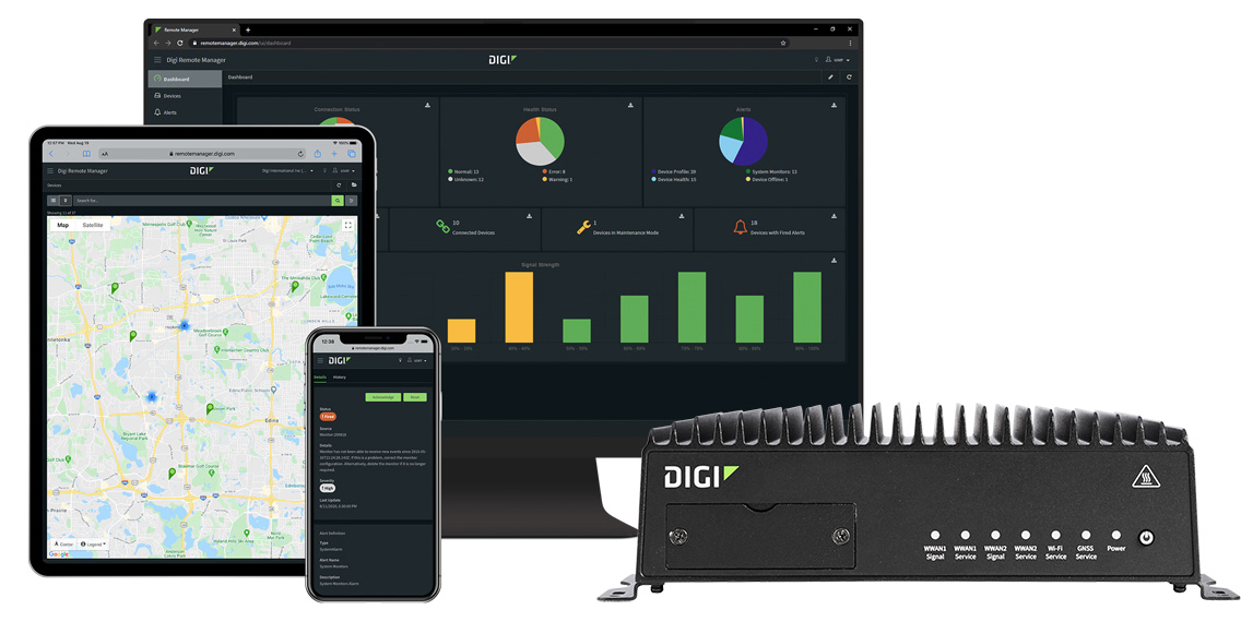 Digi TX54 und Digi Remote Manager
