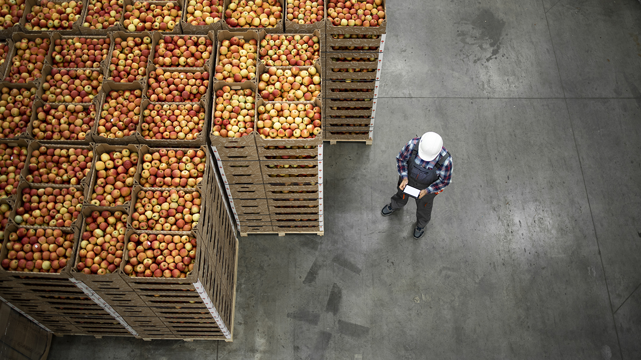 Lieferkette in der Landwirtschaft