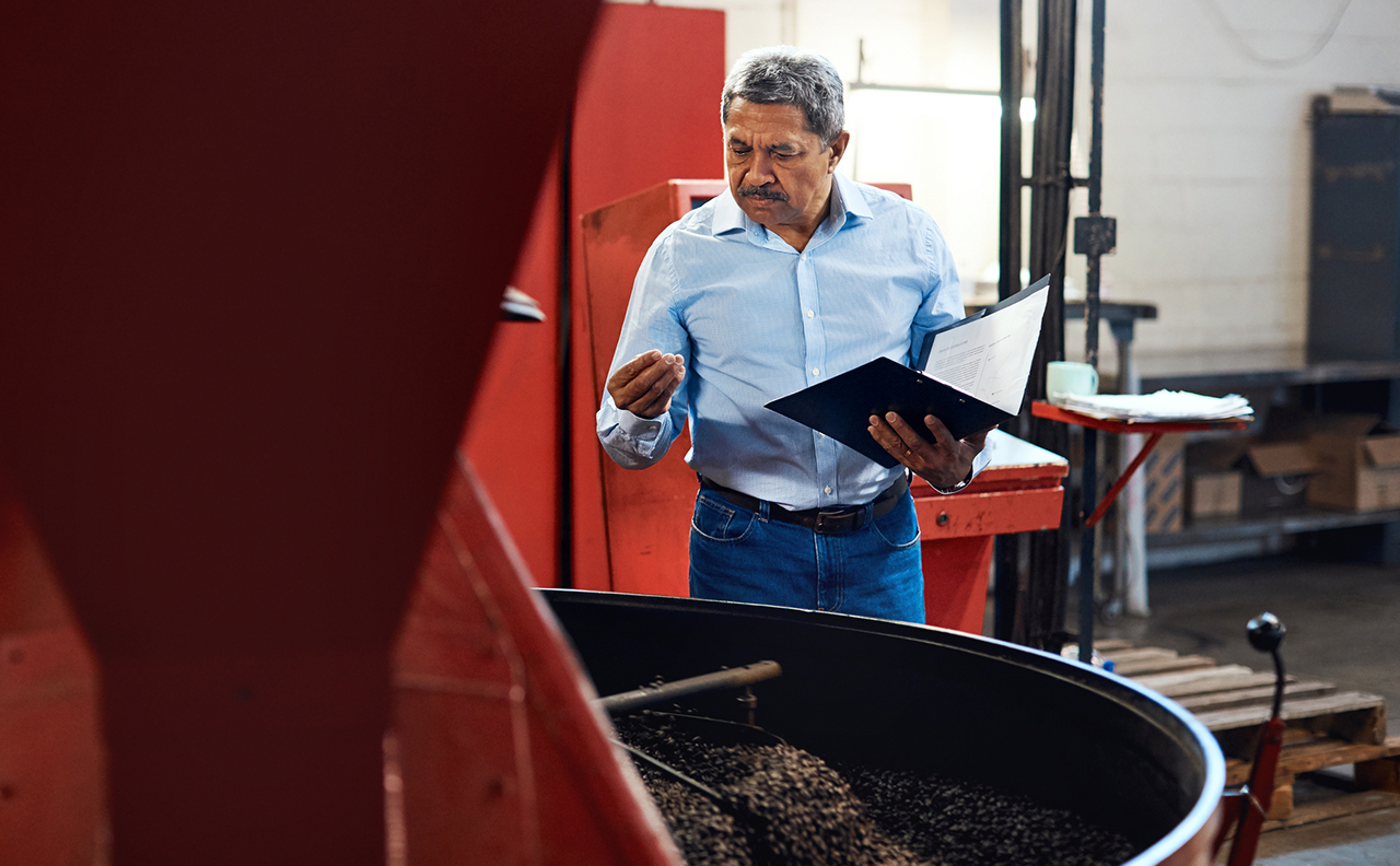 Kaffeeröstung und -verarbeitung