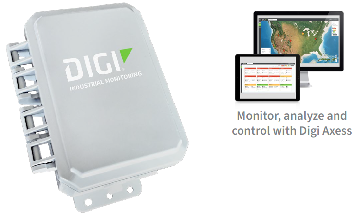 Digi Connect Sensor XRT-M mit Digi Axess