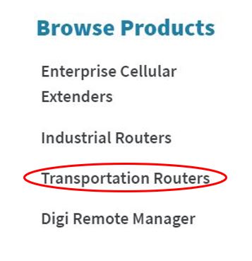 Transport-Router auswählen