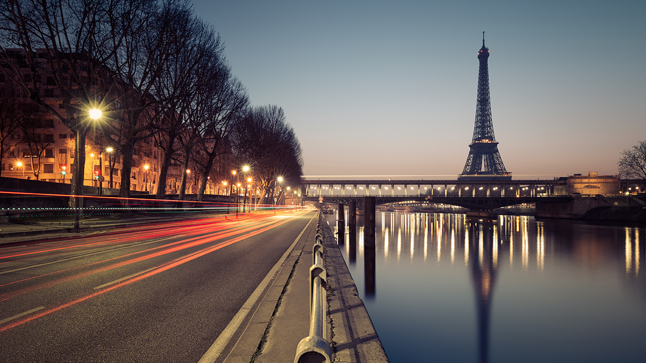 Image der intelligenten Stadt Paris