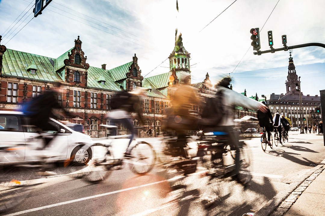 Kopenhagen - grüne Stadt - Radfahren