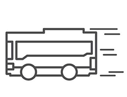 Symbol für den Busverkehr