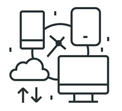 IoT Symbol für Anpassungsfähigkeit