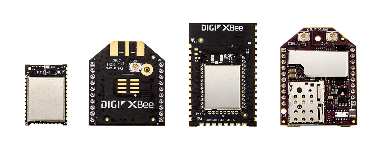 Digi XBee Familie Formfaktoren