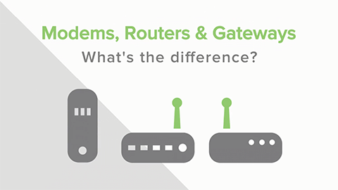 Modems, Router, Gateways:  Was ist der Unterschied?