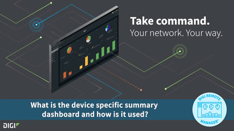 Digi Remote Manager 101: Verwendung des gerätespezifischen Übersichts-Dashboards