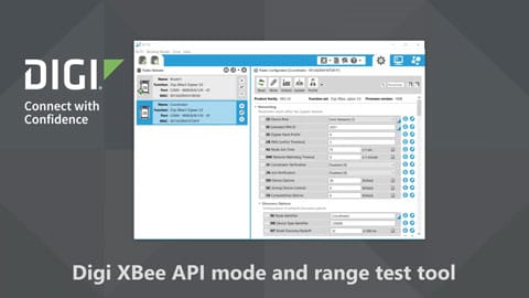 Digi XBee API-Modus und Bereichstest