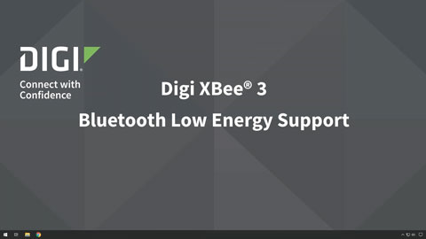 Digi XBee 3 Unterstützung von Bluetooth Low Energy