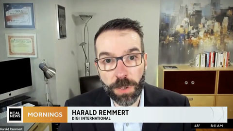 Smart Homes in den Nachrichten mit einem Digi Spotlight