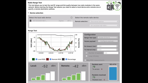 Digi XCTU Reichweitentestgerät