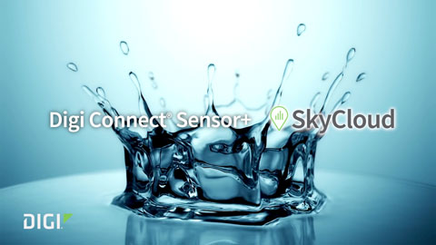 Wassermanagement mit Digi Connect Sensor+ und SkyCloud