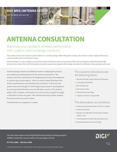 Antenna Consultation