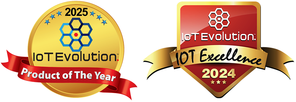 2024 IoT Evolution IoT Excellence Award Abzeichen