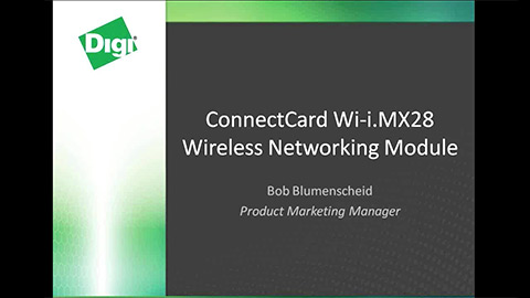 ConnectCard Wi-i.MX28 Drahtloses Netzwerkmodul