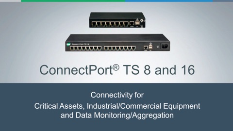 Wir stellen vor: ConnectPort® TS 16 MEI: Das Neueste in Sachen Seriell-zu-Ethernet-Konnektivität