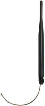 Antenne - 868 MHz, Halbwellendipol, 2,1 dBi, U.FL, schwenkbar mit Mini-Anschluss