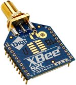 XBee S2C DigiMesh 2.4 Durchsteckmodul mit RPSMA-Anschluss